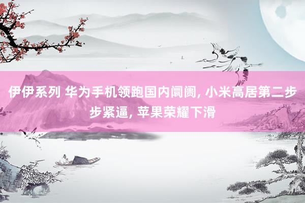 伊伊系列 华为手机领跑国内阛阓， 小米高居第二步步紧逼， 苹果荣耀下滑